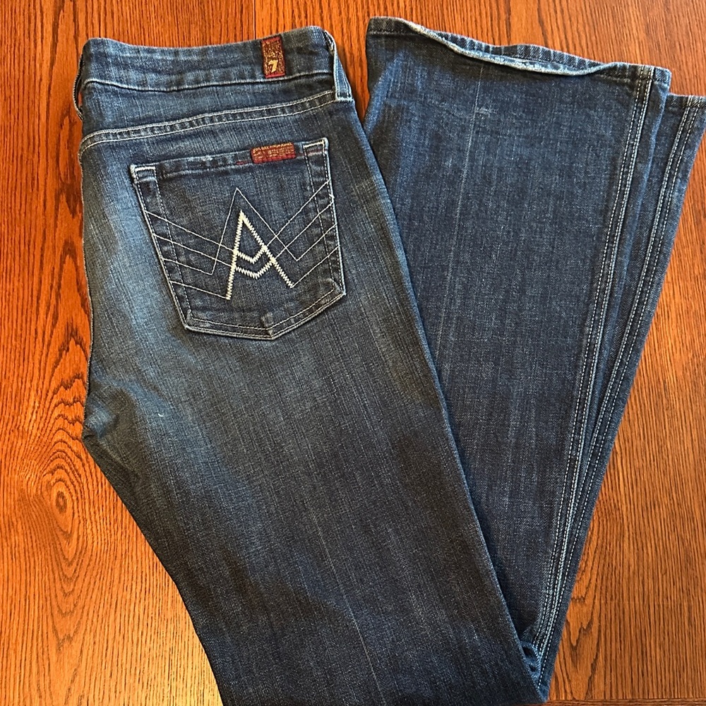 7 For All Mankind size 30 ‘A’ Pocket Boot Cut Jeans